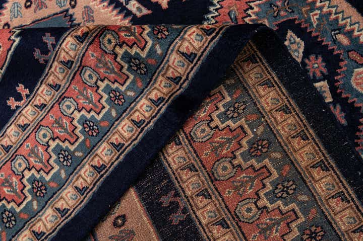 4' 3 x 5' 8 Hand Knotted Kazak Oriental Wool Rug
