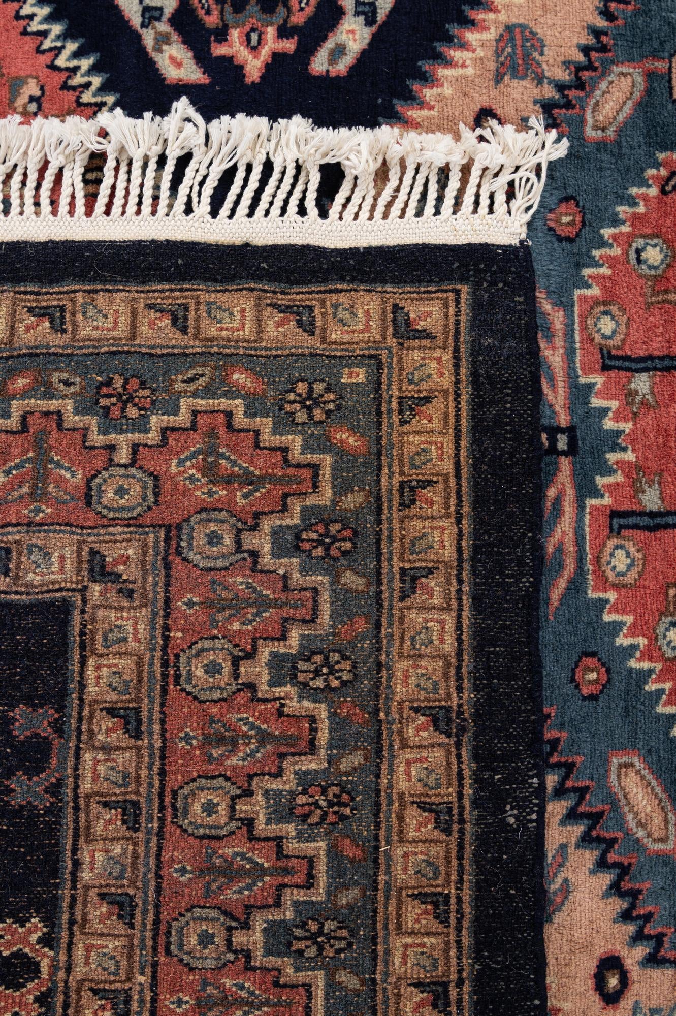 4' 3 x 5' 8 Hand Knotted Kazak Oriental Wool Rug