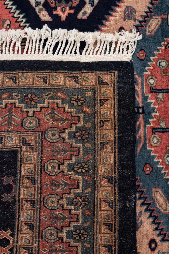 4' 3 x 5' 8 Hand Knotted Kazak Oriental Wool Rug