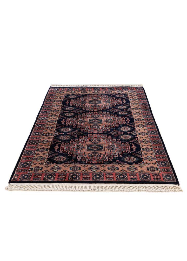 4' 1 x 6' Hand Knotted Kazak Oriental Wool Rug