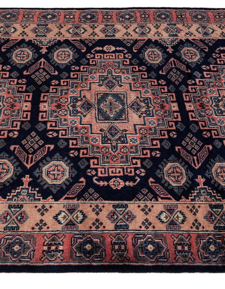 Detail image of 4' 1 x 6' Hand Knotted Kazak Oriental Wool Rug