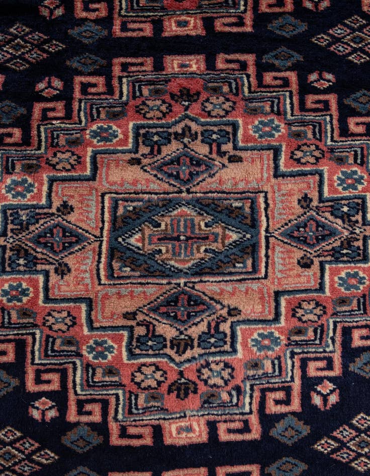 Detail image of 4' 1 x 6'  Hand Knotted Kazak Oriental Wool Rug