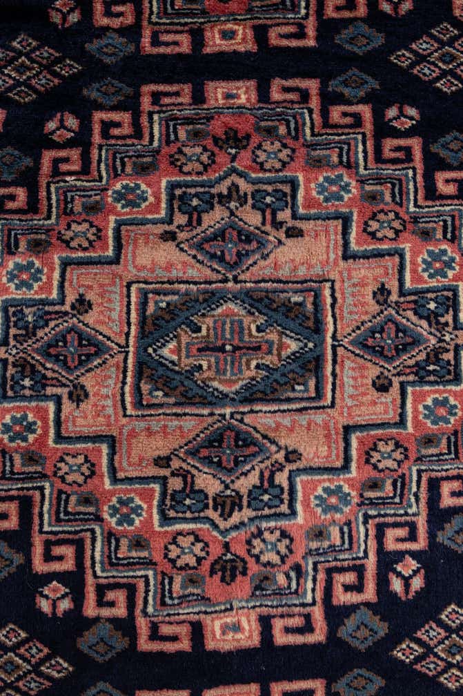 4' 1 x 6' Hand Knotted Kazak Oriental Wool Rug