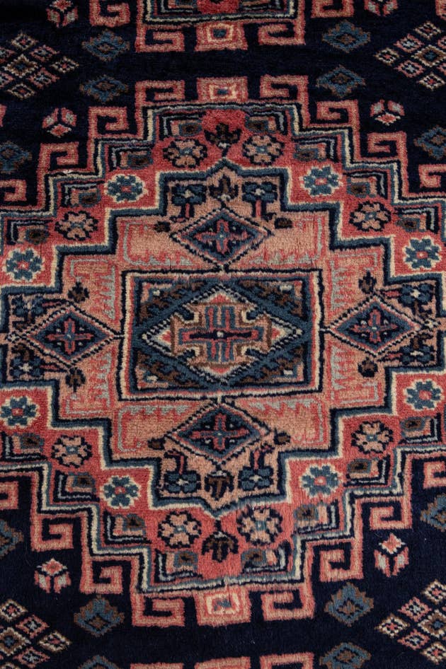 Detail image of 4' 1 x 6' Hand Knotted Kazak Oriental Wool Rug