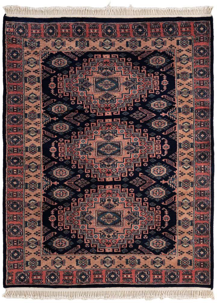 4' 1 x 6' Hand Knotted Kazak Oriental Wool Rug