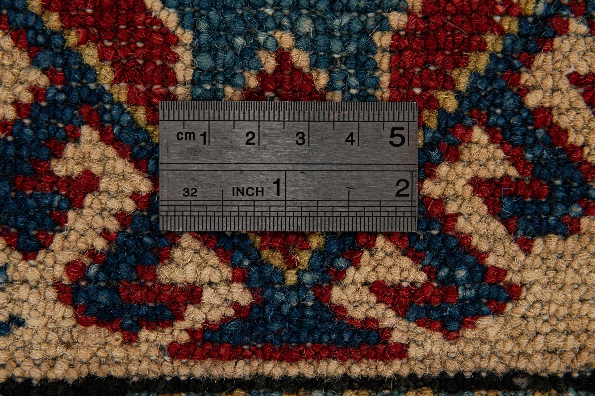 6' 3 x 8' 11 Hand Knotted Kazak Wool Rug