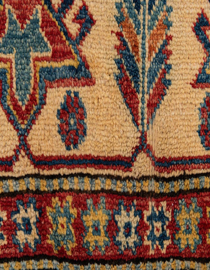 Detail image of 6' 3 x 8' 11  Hand Knotted Kazak Wool Rug
