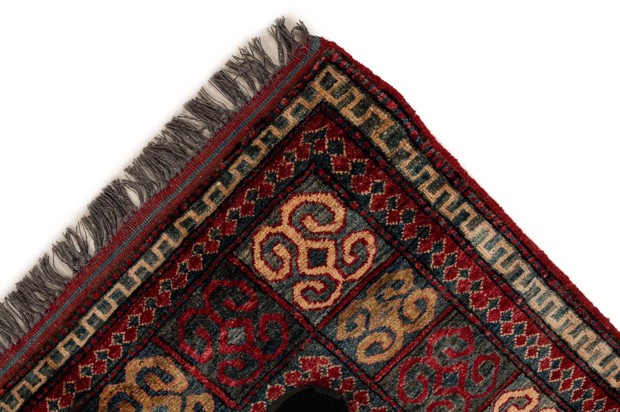 5' x 6' 11 Hand Knotted Kazak Wool Rug