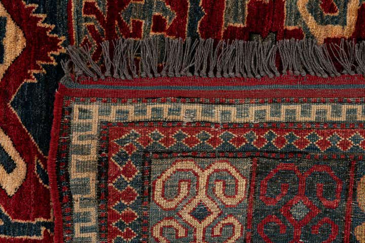 5' x 6' 11 Hand Knotted Kazak Wool Rug