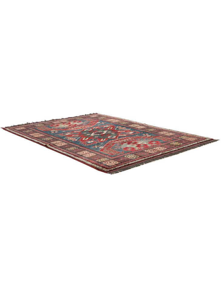 Detail image of 5' x 6' 11 Hand Knotted Kazak Wool Rug