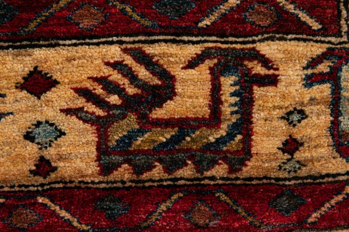 5' 1 x 6' 10 Hand Knotted Kazak Wool Rug