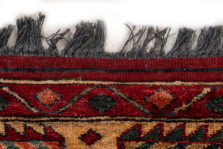 5' 1 x 6' 10 Hand Knotted Kazak Wool Rug