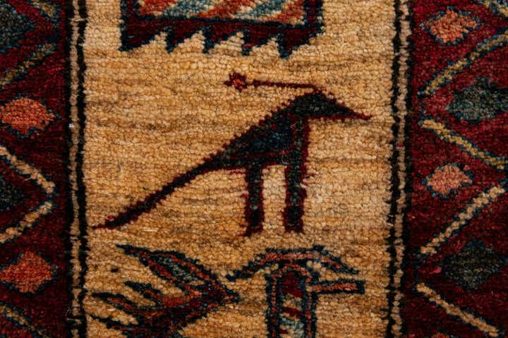 5' 1 x 6' 10 Hand Knotted Kazak Wool Rug