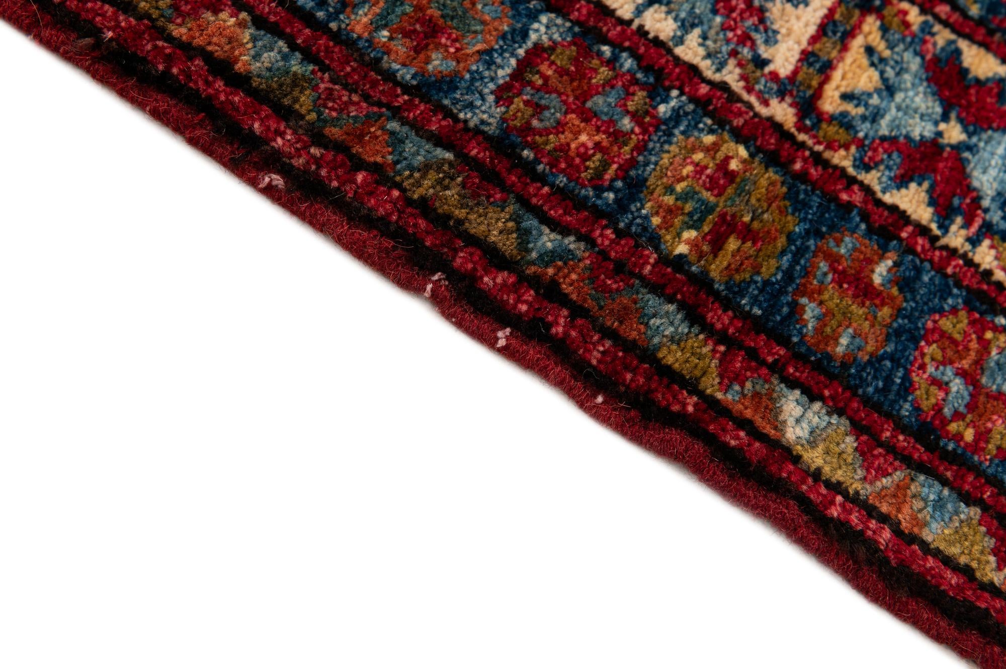 4' 1 x 5' 8 Hand Knotted Kazak Wool Rug