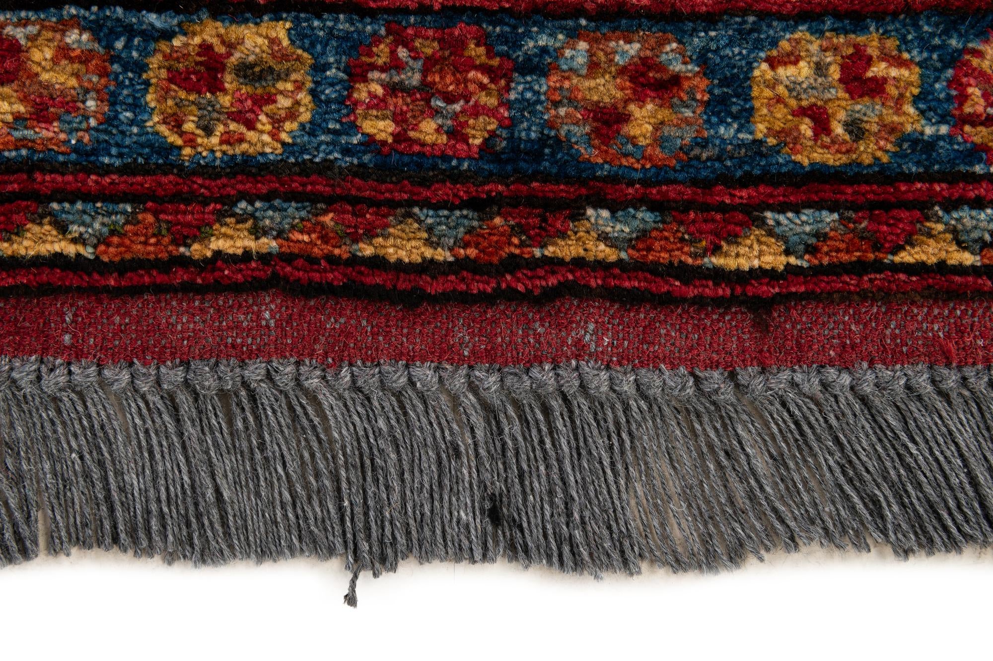 4' 1 x 5' 8 Hand Knotted Kazak Wool Rug