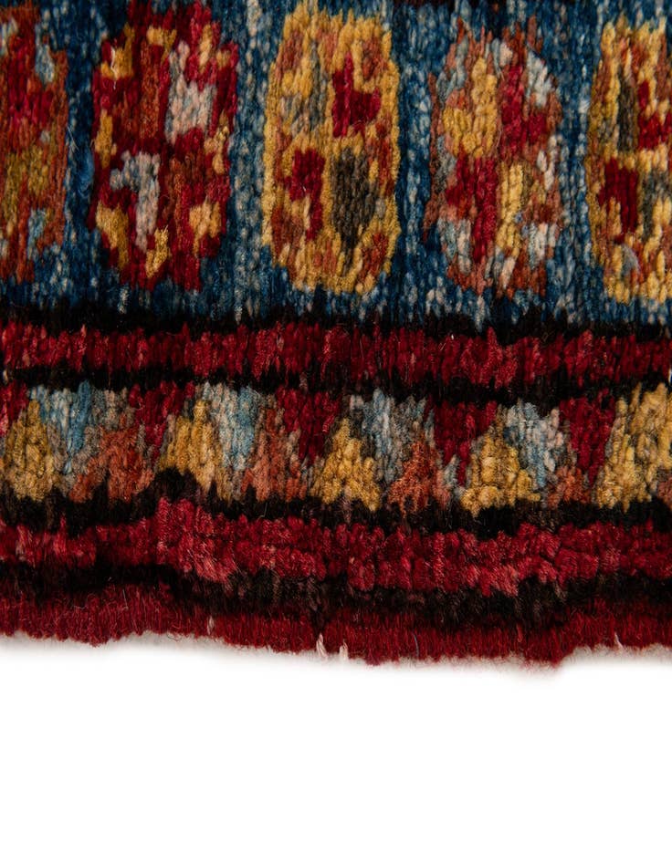 Detail image of 4' 1 x 5' 8  Hand Knotted Kazak Wool Rug