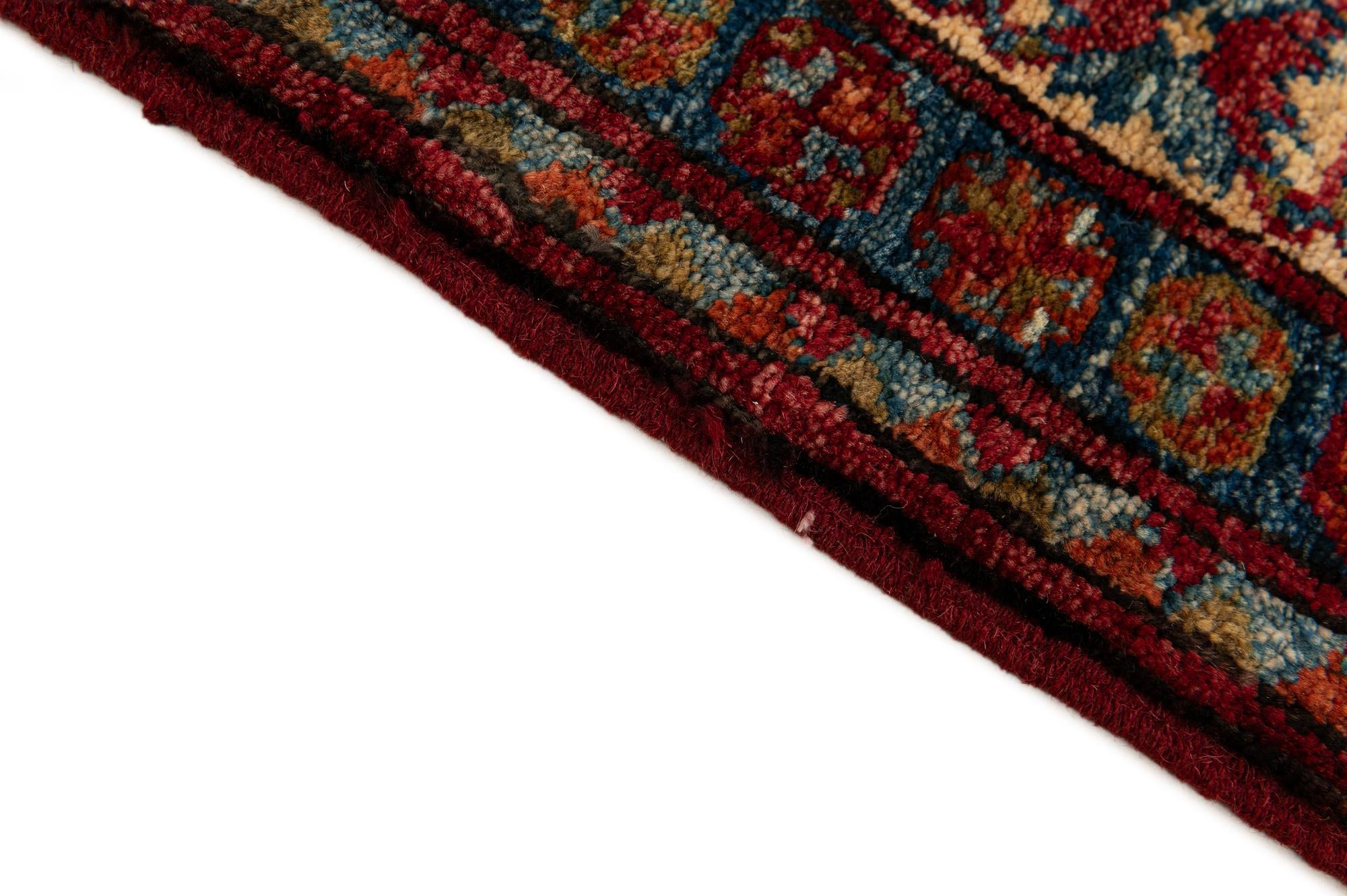 95cm x 130cm anudado a mano Kazak Alfombra Lana