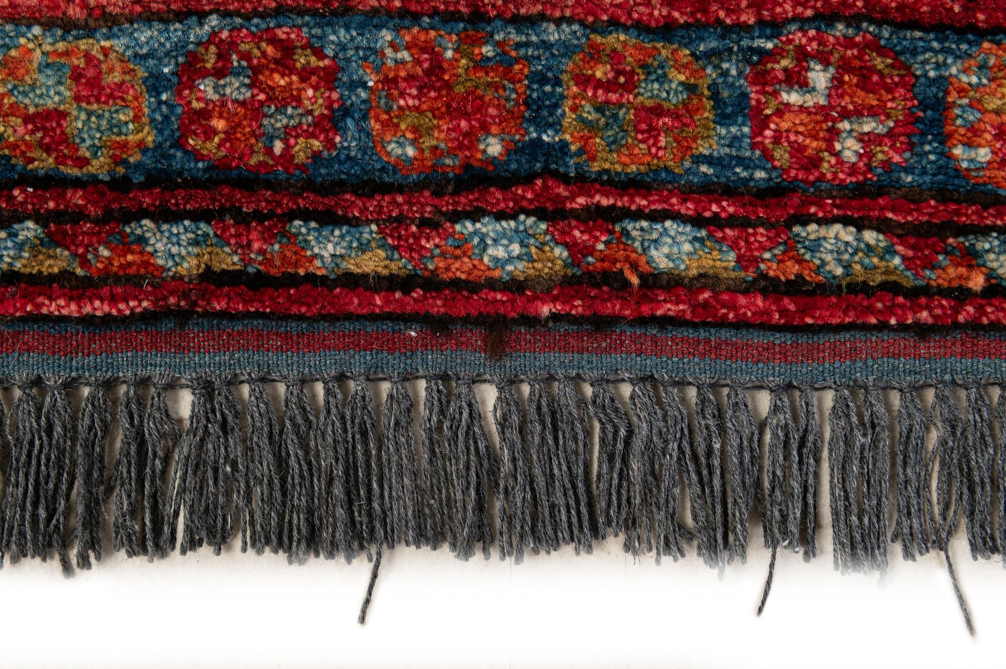 95cm x 130cm anudado a mano Kazak Alfombra Lana