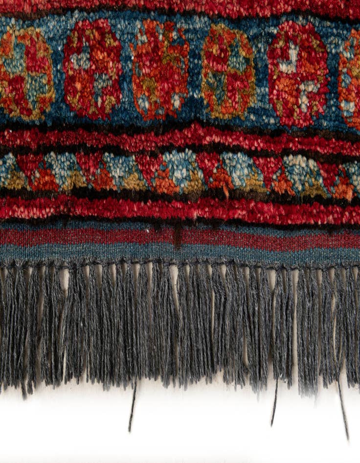 Detail image of 3' 2 x 4' 4  Hand Knotted Kazak Wool Rug