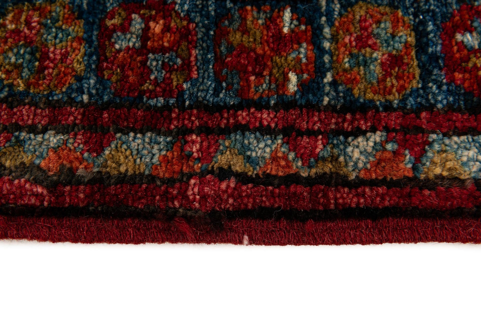 95cm x 130cm anudado a mano Kazak Alfombra Lana