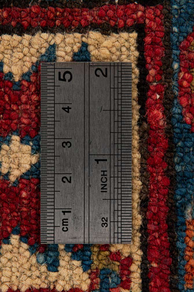 3' 2 x 4' 7 Hand Knotted Kazak Wool Rug