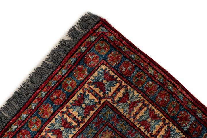 3' 2 x 4' 7 Hand Knotted Kazak Wool Rug