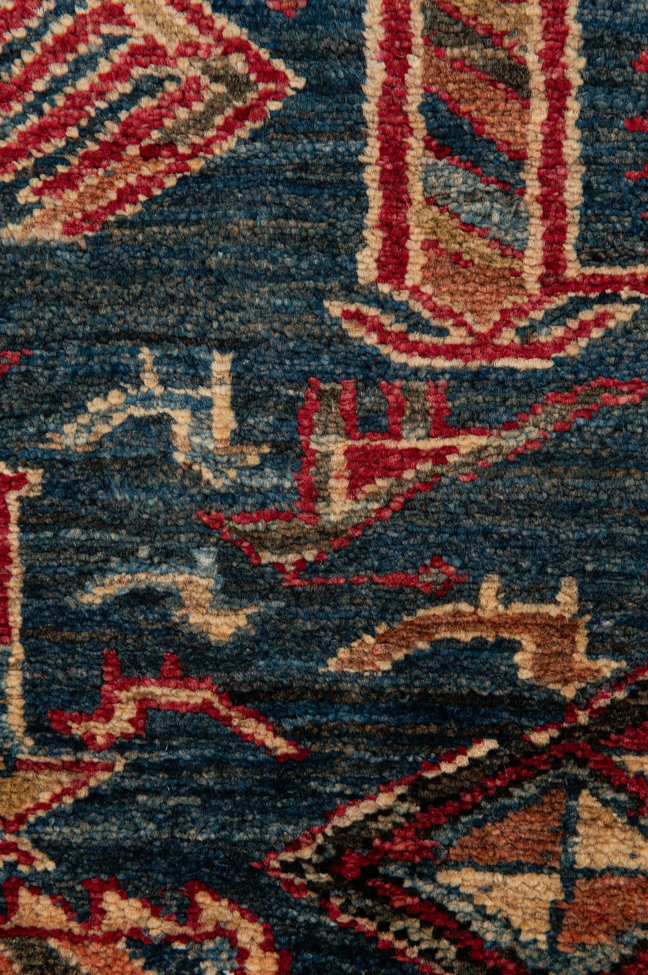 5' x 6' 9 Hand Knotted Kazak Wool Rug
