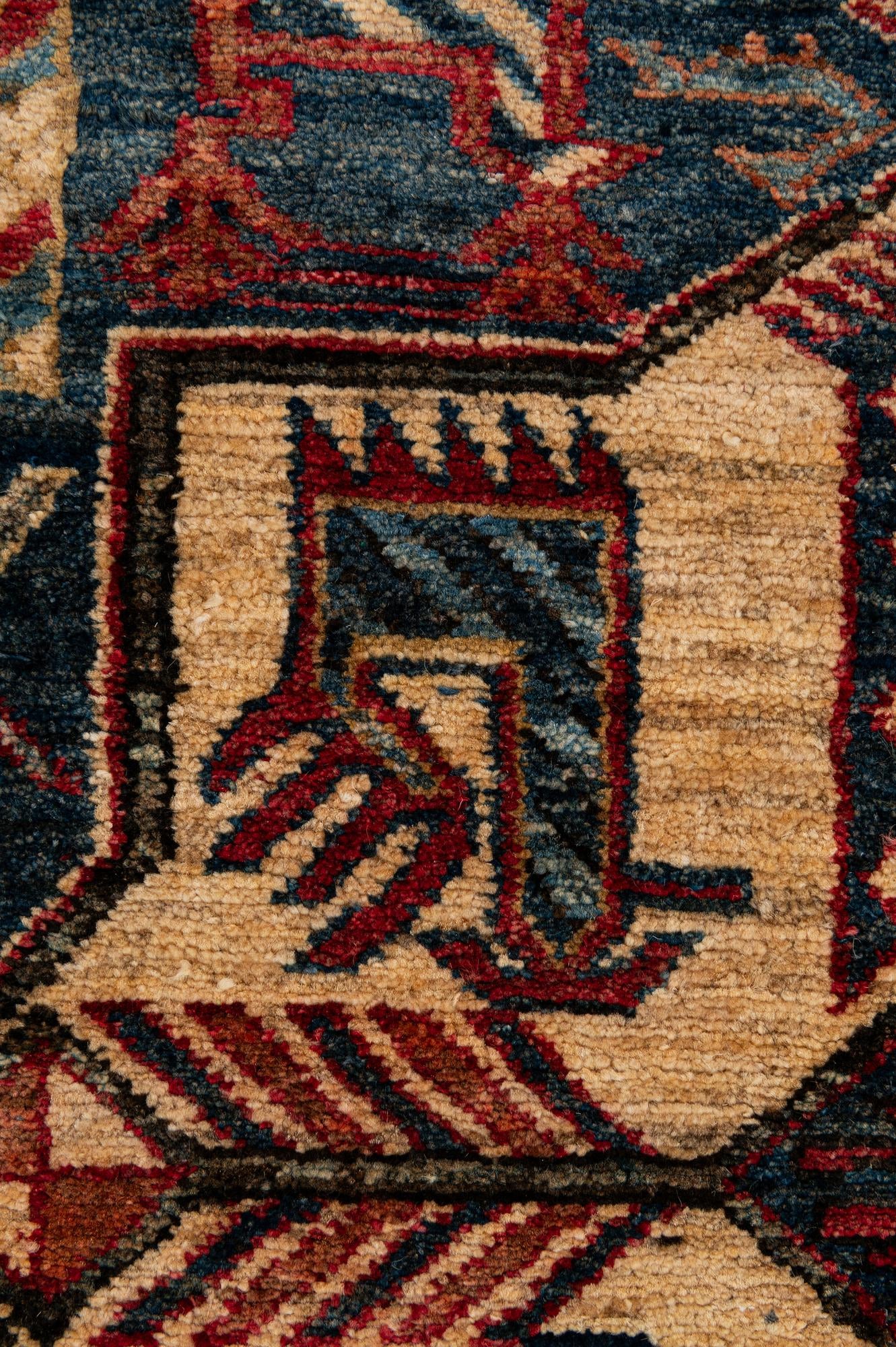 5' x 6' 9 Hand Knotted Kazak Wool Rug