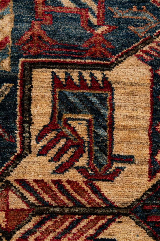 5' x 6' 9 Hand Knotted Kazak Wool Rug