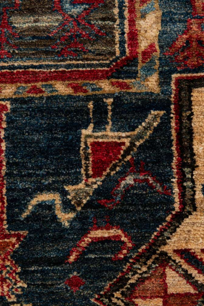 5' x 6' 9 Hand Knotted Kazak Wool Rug