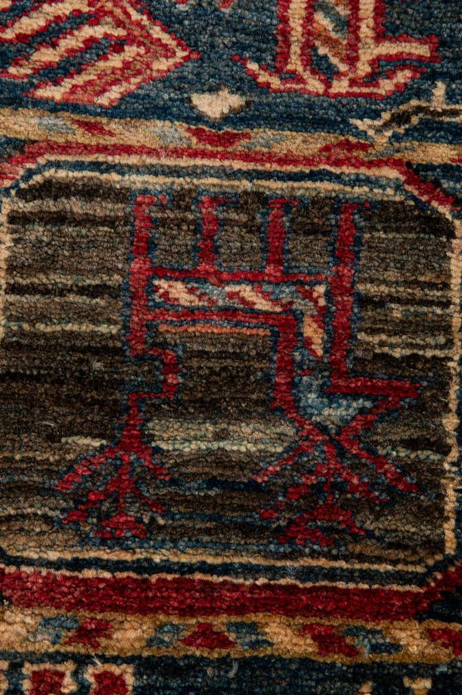 5' x 6' 9 Hand Knotted Kazak Wool Rug