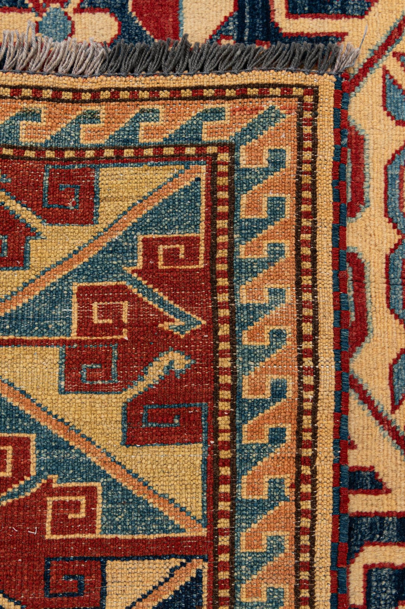 6' x 7' 9 Hand Knotted Kazak Wool Rug