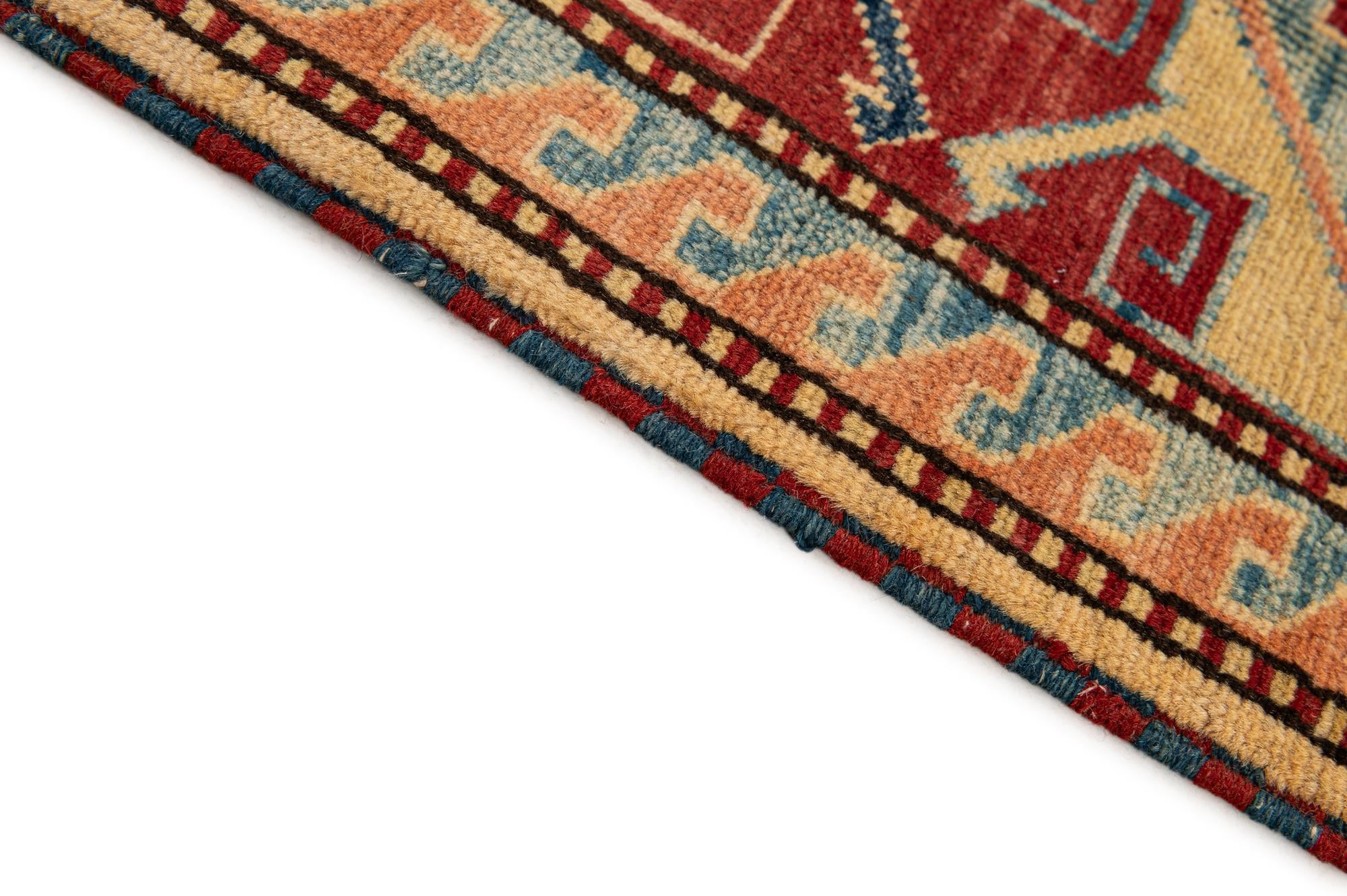 6' x 7' 9 Hand Knotted Kazak Wool Rug