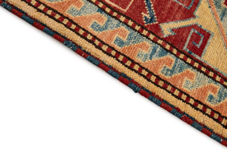 Detail image of 6' x 7' 9 Hand Knotted Kazak Wool Rug