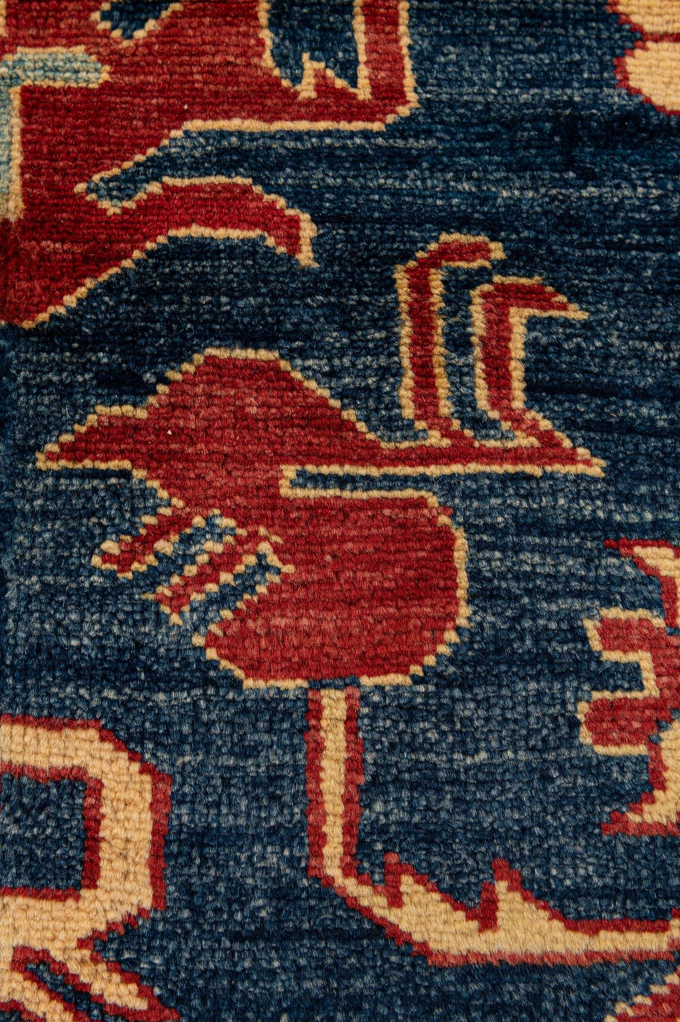 6' x 7' 9 Hand Knotted Kazak Wool Rug