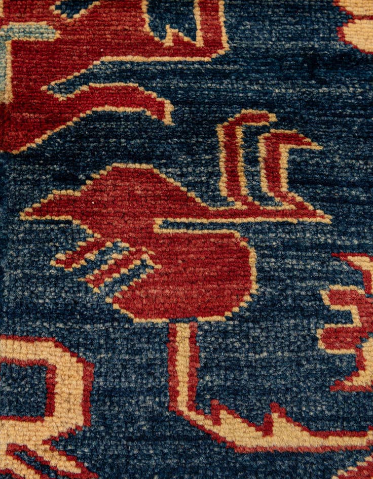 Detail image of 6' x 7' 9  Hand Knotted Kazak Wool Rug