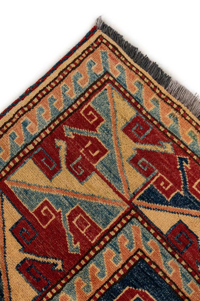 6' x 7' 9 Hand Knotted Kazak Wool Rug