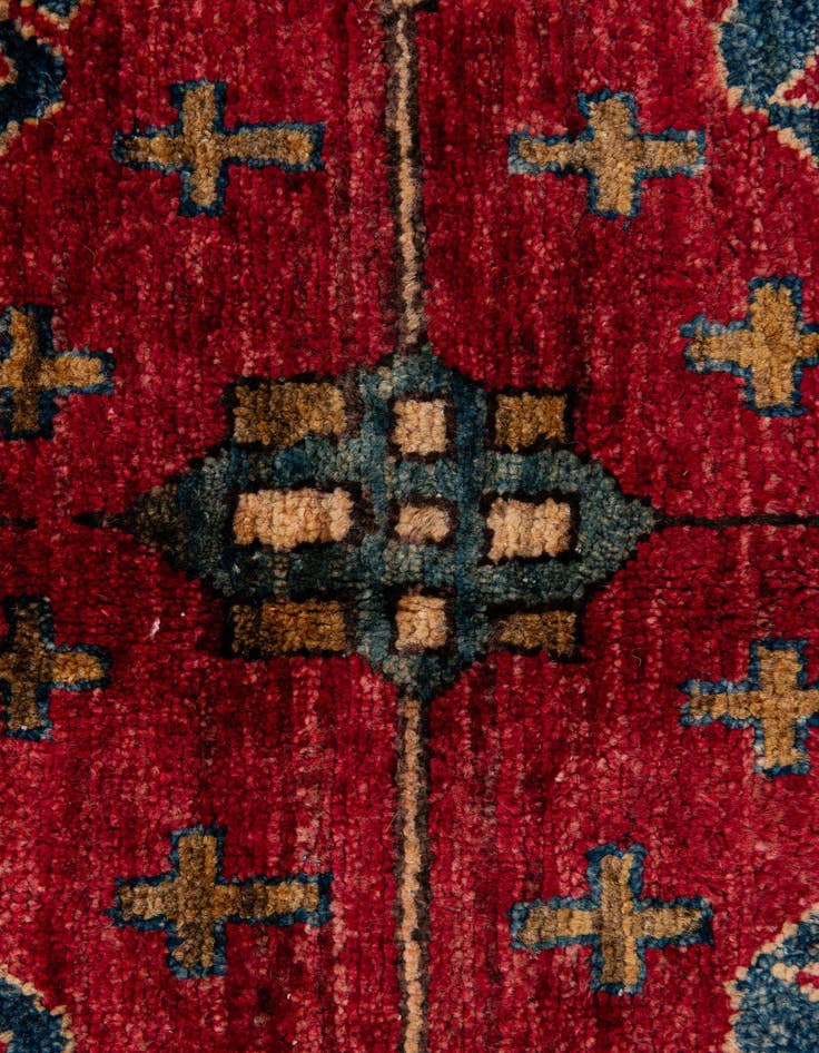 Detail image of 5' x 8' 4  Hand Knotted Kazak Wool Rug