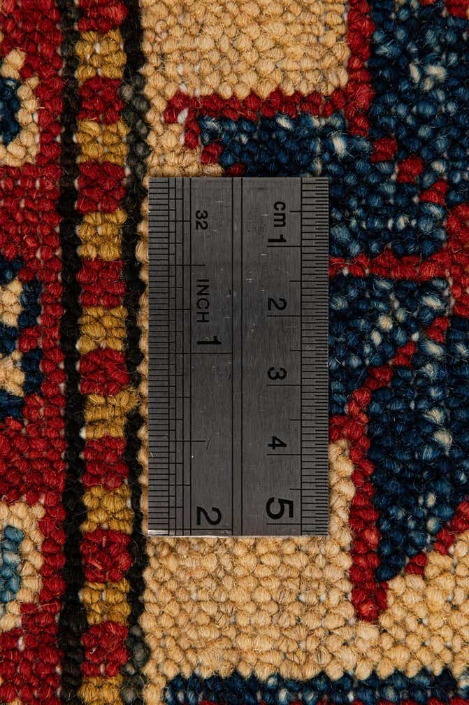 4' 2 x 6' 6 Hand Knotted Kazak Wool Rug
