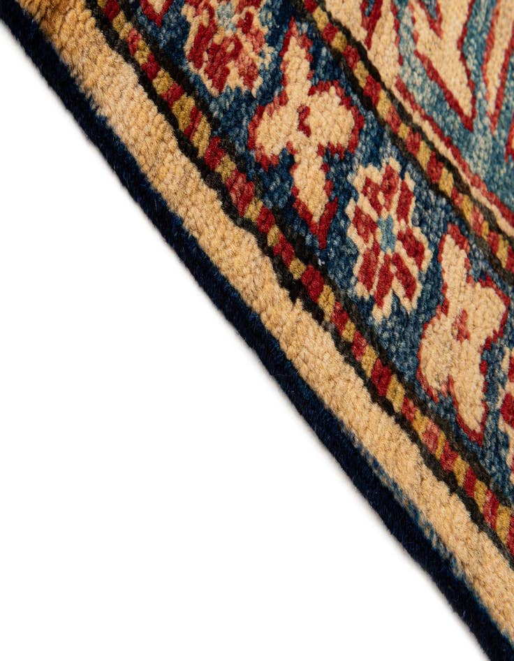 Detail image of 4' 2 x 6' 6  Hand Knotted Kazak Wool Rug