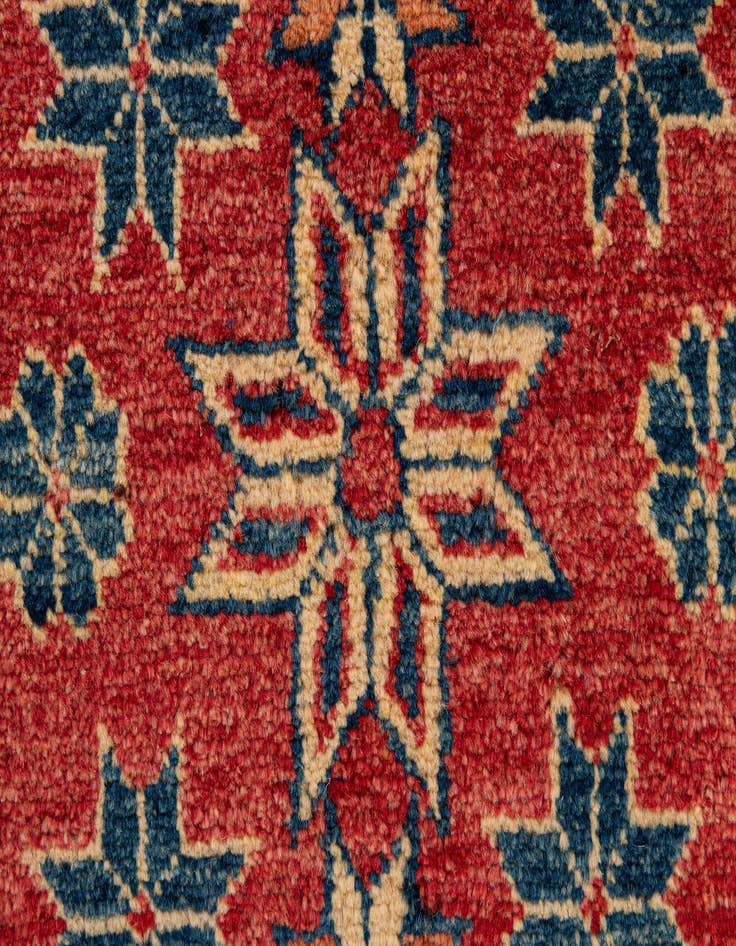 Detail image of 4' x 6' 9  Hand Knotted Kazak Wool Rug