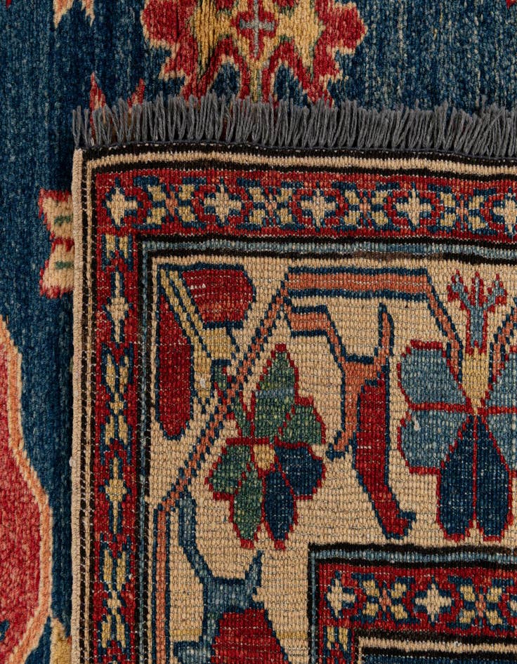 Detail image of 4' x 6' 9  Hand Knotted Kazak Wool Rug