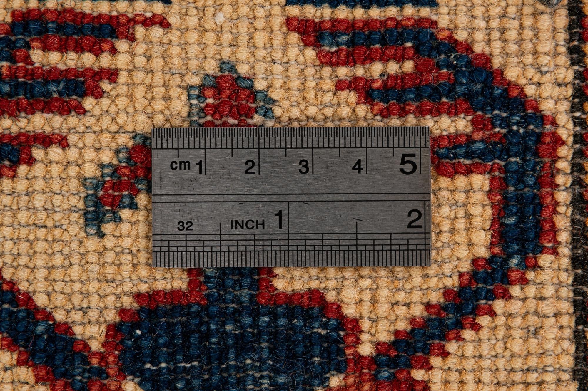 3' 10 x 5' 11 Hand Knotted Kazak Wool Rug