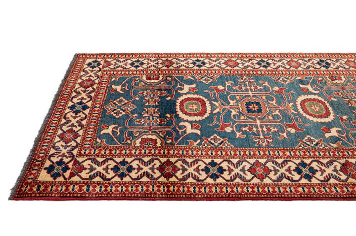 3' 10 x 5' 11 Hand Knotted Kazak Wool Rug