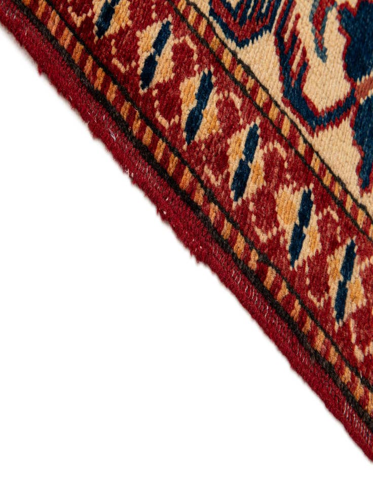 Detail image of 3' 10 x 5' 11  Hand Knotted Kazak Wool Rug