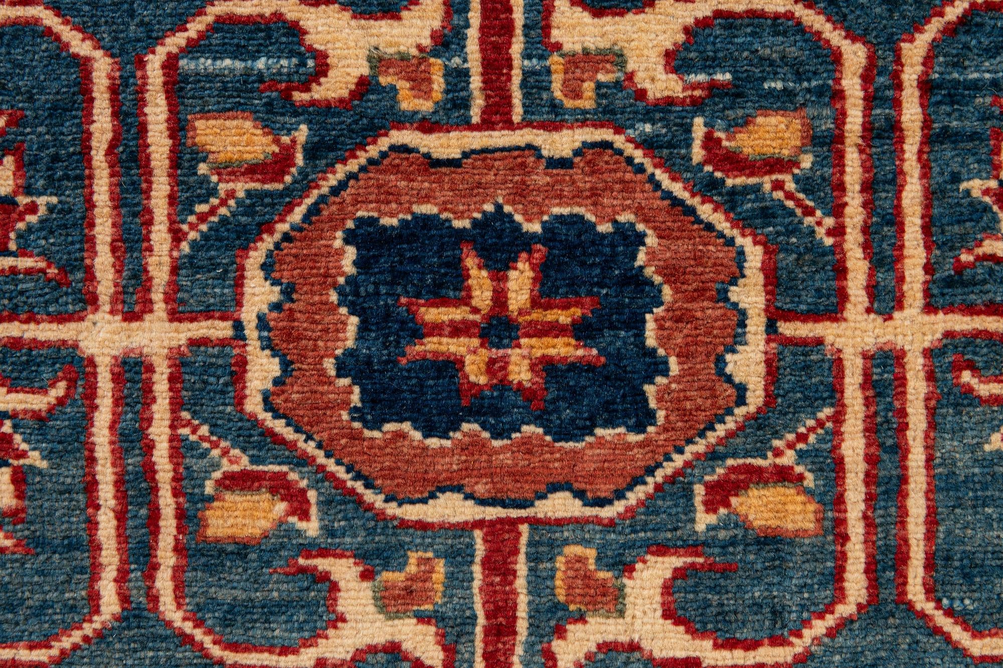 3' 10 x 5' 11 Hand Knotted Kazak Wool Rug