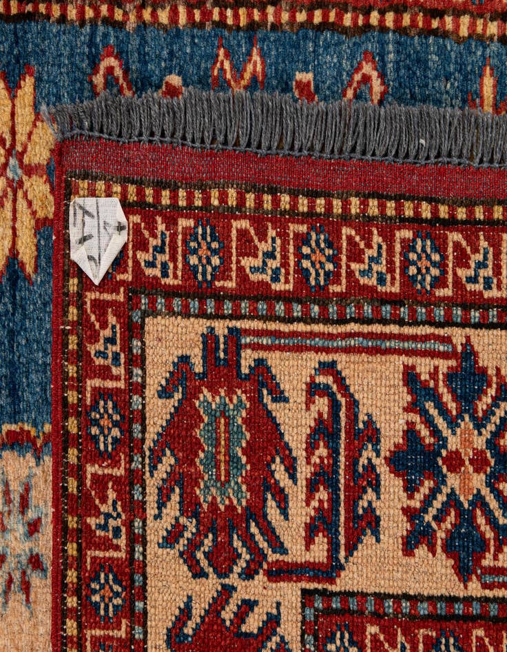 Detail image of 3' 9 x 5' 8  Hand Knotted Kazak Wool Rug
