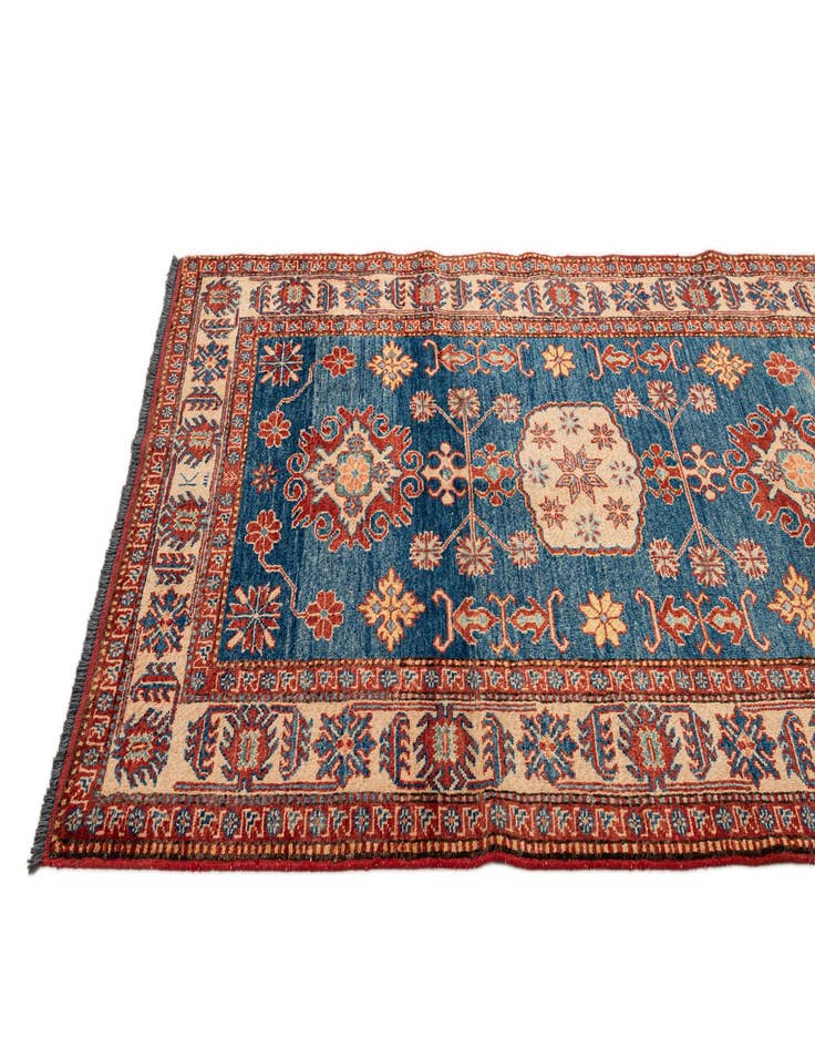 Detail image of 3' 9 x 5' 8  Hand Knotted Kazak Wool Rug