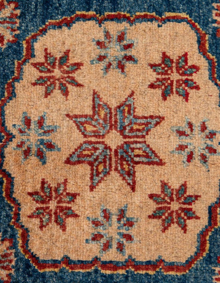 Detail image of 3' 9 x 5' 8  Hand Knotted Kazak Wool Rug