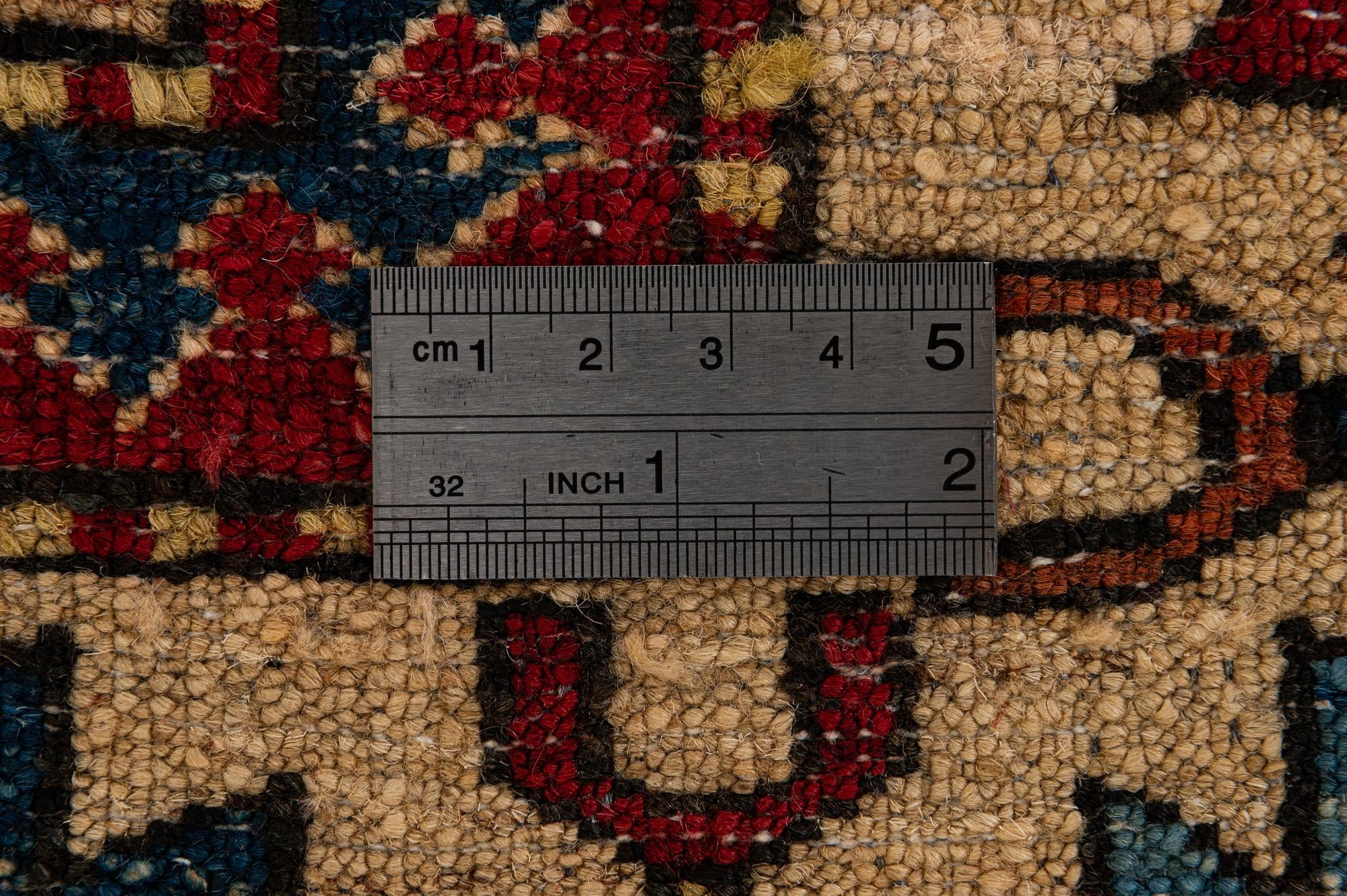 4' x 4' 11 Hand Knotted Kazak Wool Rug